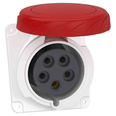 Socle prise industrielle Mureva Schneider Electric - 32A - 5P - IP67 - A vis