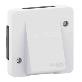 Sortie de câble Mureva Styl Schneider - Connexion auto - Composable - IP55 - Blanc