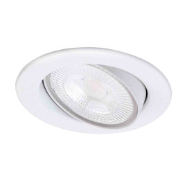 Spot LED encastré basculant EF5 Aric - 3.5W - 2CCT - IP20/65 - Dimmable - Blanc
