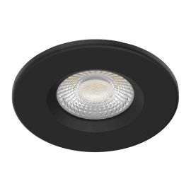 Spot LED encastré fixe Tyrion Aric - Rond - 6W - 3CCT - IP65 - Dimmable - Noir