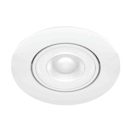 Lot de 4 spots LED encastrés basculants KL1 Aric - Ronds - 4x4.8W - 3000K - IP20 - Blanc