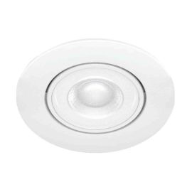 Lot de 4 spots LED encastrés basculants KL1 Aric - Ronds - 4x4.8W - 4000K - IP20 - Blanc