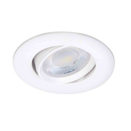 Spot LED encastré basculant Iris Aric - Rond - 6.2W - 3CCT - IP20 - Dimmable - Blanc