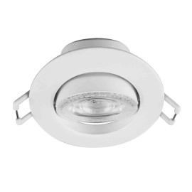 Spot LED encastré basculant Théa Aric - Rond - 2.7W - 4000K - IP20/44 - Blanc