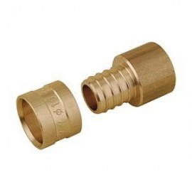 Raccord PER à glissement à souder droit PG7243CU 16x1,5 tube 16