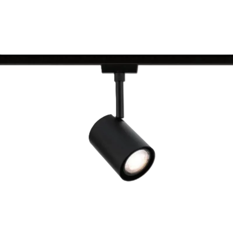 Spot sur rail Luxe URail Paulmann - GU10 - 10W - 230V - Dimmable - Noir