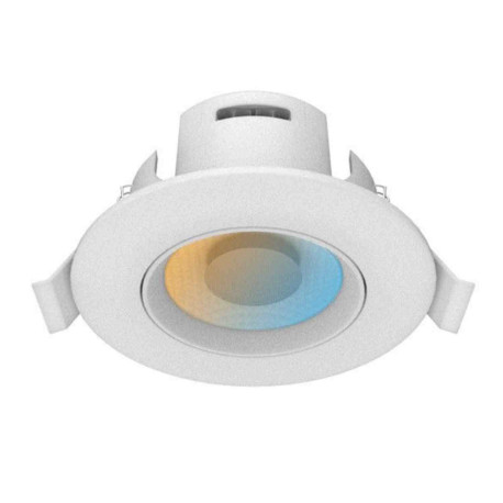 Spot LED orientable Carat CCT II Miidex - 9W - 3000-4000-6500K - Non dimmable - Rond - Blanc
