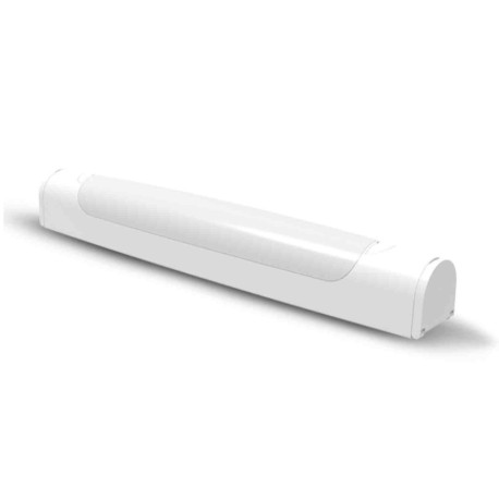 Réglette LED salle de bain Elipso Miidex - 8W - 4000K - IP44 - Blanc