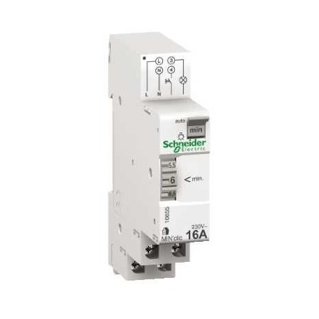 Minuterie Duoline Min'clic - 16 A - 230 V - Réglage par molette