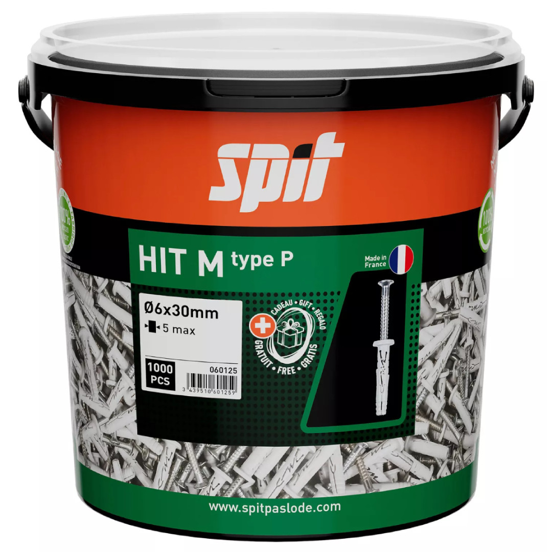 Spit Hit 060125 Spit - 1000 chevilles HIT MP Spit - Ø6x32mm