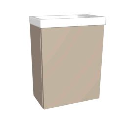 Meuble lave-mains Europa GB Group - 1 porte - L.40cm - Cappucino