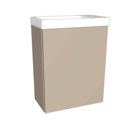 Meuble lave-mains Europa GB Group - 1 porte - L.40cm - Cappucino