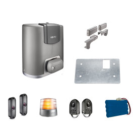 Pack confort motorisation Elixo® 3S+ M io Somfy - Pour portail coulissant jusqu'à 8 m