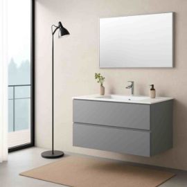 Ensemble salle de bains Europa GB Group - 1 meuble 2 tiroirs - L.100cm - Vesuvio