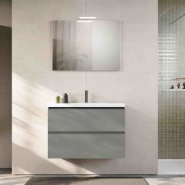 Ensemble salle de bains Europa GB Group - 1 meuble 2 tiroirs - L.80cm - Vesuvio