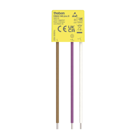 Micro-variateur encastré Dimax 540 plus B Theben - Pour charges R et C - Sans neutre