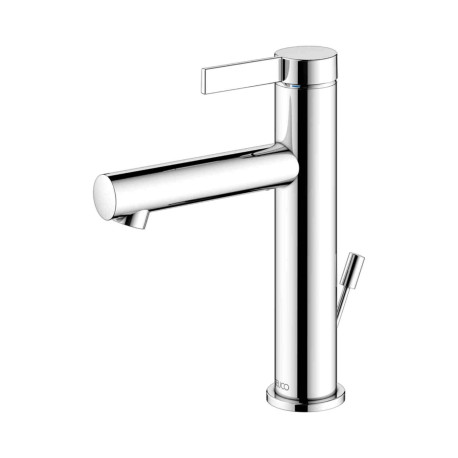 Mitigeur lavabo avec vidage 130 IXMO Pure Keuco - Monotrou - Rosace ronde - Chromé