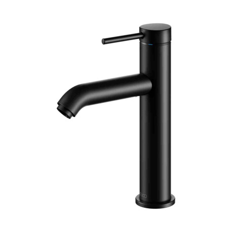 Mitigeur lavabo sans vidage 130 IXMO Soft Keuco - Monotrou - Rosace ronde - Noir mat