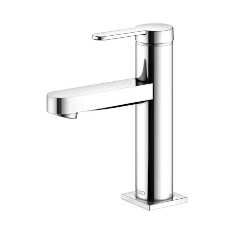 Mitigeur lavabo sans vidage 100 IXMO Flat Keuco - Monotrou - Rosace ronde - Chromé