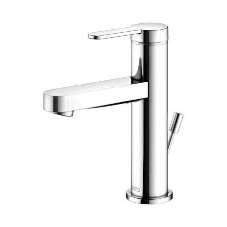 Mitigeur lavabo avec vidage 100 IXMO Flat Keuco - Monotrou - Rosace ronde - Chromé