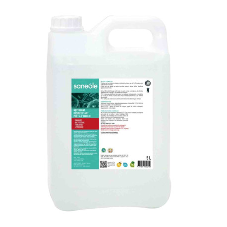 Nettoyant désinfectant virucide, bactéricide SOFAPI - 5L - Prêt à l'emploi