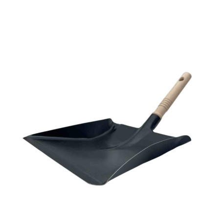 Pelle manuelle en métal laqué noire COBIC - Manche bois