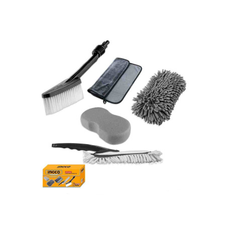 Kit de nettoyage automobile ING-CO - 5 pièces - Pour nettoyeur Haute Pression