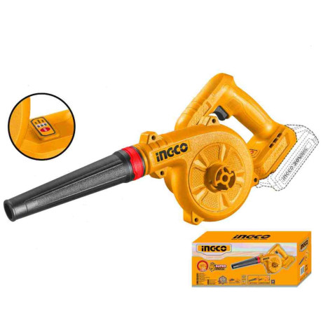 Mini-souffleur électrique sans fil ING-CO - 20V - 3 vitesses - 72m/s - Sans batterie ni chargeur