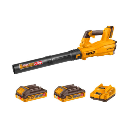 Souffleur électrique sans fil ING-CO - 20V - Vitesse max 18 500tr/mn -  Avec Starter Pack 2.0Ah