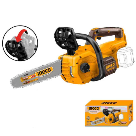Tronçonneuse électrique sans fil ING-CO - 20V - Longueur coupe 30cm -  Sans batterie ni chargeur