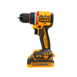 Perceuse-visseuse sans fil ING-CO - 20V - 55Nm - 2 embouts inclus - Sans batterie ni chargeur