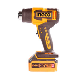 Décapeur thermique sans fil ING-CO - 20V - 30/350°C - Avec accessoires - Sans batterie ni chargeur
