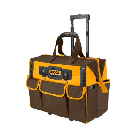Valise à outils rigide ING-CO - Sur roulettes - Poignée de transport téléscopique