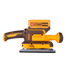 Ponceuse vibrante sans fil ING-CO - 20V - 90x180mm - 13 000tr/mn - Sans batterie ni chargeur