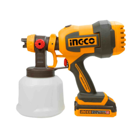 Pistolet pulvérisateur sans fil ING-CO - 20V - Réservoir 1 L - Max 800 ml/min - Sans batterie ni chargeur