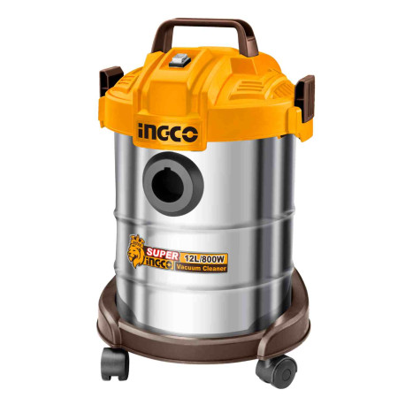 Aspirateur eau et poussières ING-CO - 800W - 220V - Cuve 12L - Avec accessoires