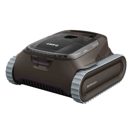 Robot piscine BATbrown BWT - Sans fil - Double filtration ultrafine - Aspiration 15 m³/h