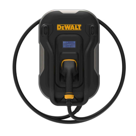 Borne de recharge murale DeWalt - Monophasée - Prise T2 - 7.4kW - 32A - IP65 - RFID incluse