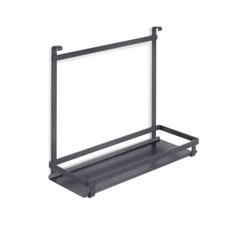 Porte-ustensiles de cuisine Emuca - Série Titane- A suspendre - Acier - Anthracite