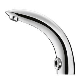 Robinet électronique Tempomatic 2 Delabie - 3,8" - Laiton chromé