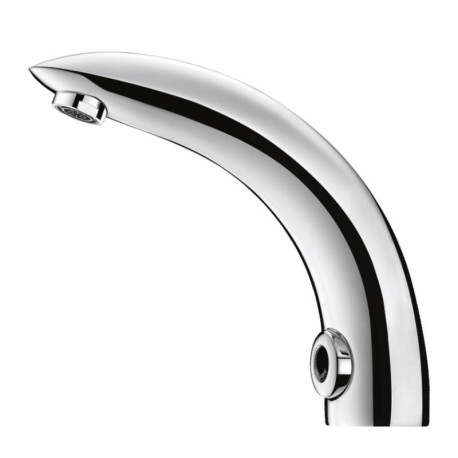 Robinet électronique Tempomatic 2 Delabie - 3,8" - Laiton chromé