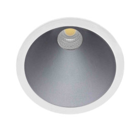 Spot encastré SWEET RD EVO Indigo - 7,5W - 740Lm - Dimmable - Blanc/Argent