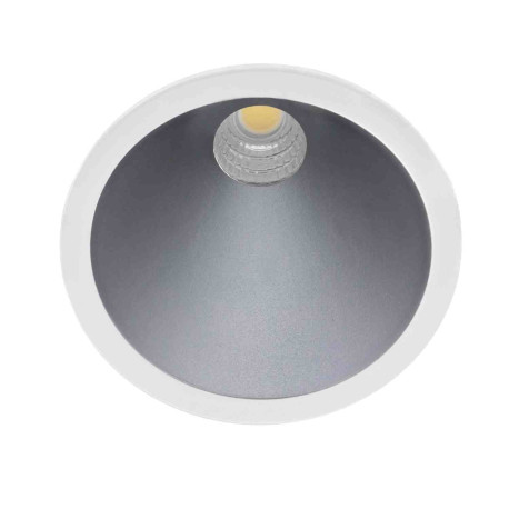 Spot encastré SWEET RD EVO Indigo - 7,5W - 740Lm - Dimmable - Blanc/Argent