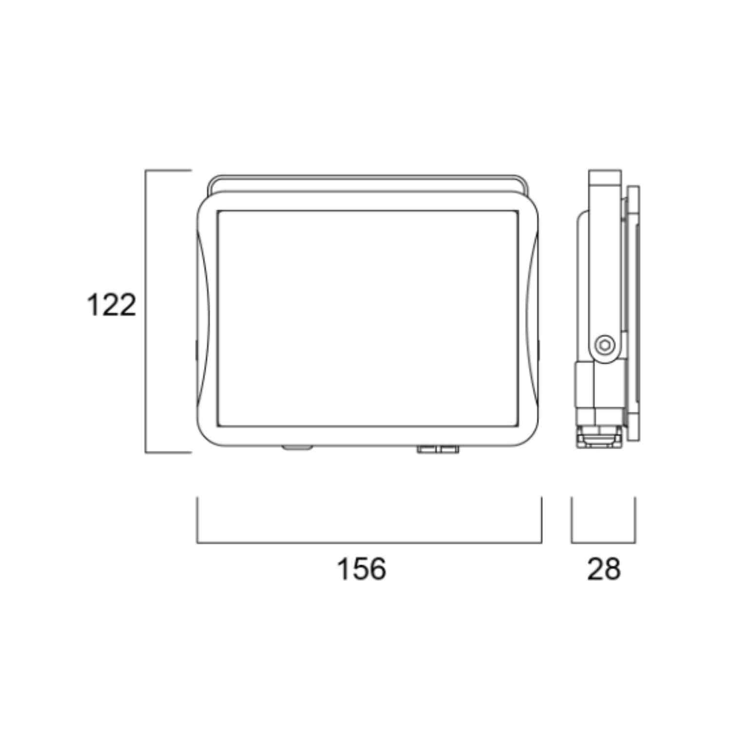 0050165 - Sylvania - Projecteur extérieur LED Start Flood - 4000K