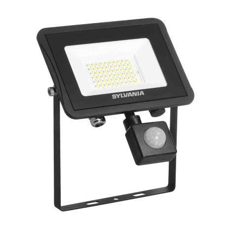 Projecteur LED extérieur Start Flood Sylvania - 27W - 4000K - 3000Lm max- IP65 - Noir - Avec détecteur