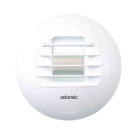 Bouche hygroréglable BHC 10/45-105EB 125L Atlantic - Cuisine - ø125mm - 10 à 45 m³/h - Bouton poussoir