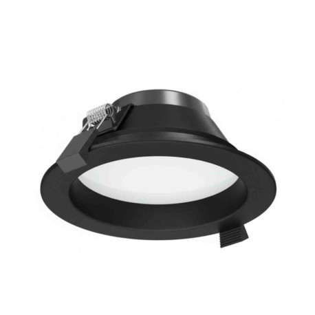 Downlight encastré CORE PRISM Be-Led - 20W - 3CCT - IP44 façade - Noir