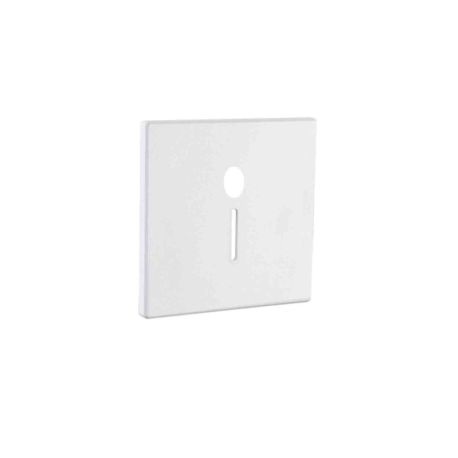 Collerette magnétique carrée Be-Led - Ouverture ligne - Pour encastré mural EYE II Sensor - Blanc