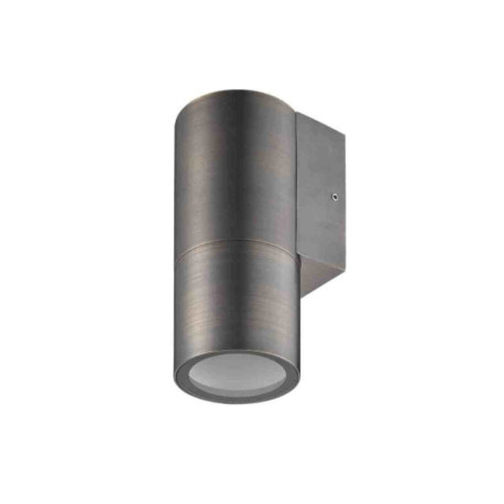 Applique murale extérieure COME DOWN Be-Led - GU10 - 230V - IP65 - Bronze - Sans ampoule