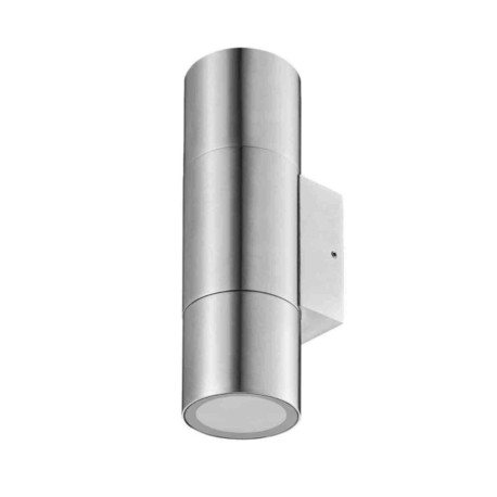Applique murale extérieure COME UP & DOWN Be-Led - GU10 - 230V - IP65 - Inox - Sans ampoule